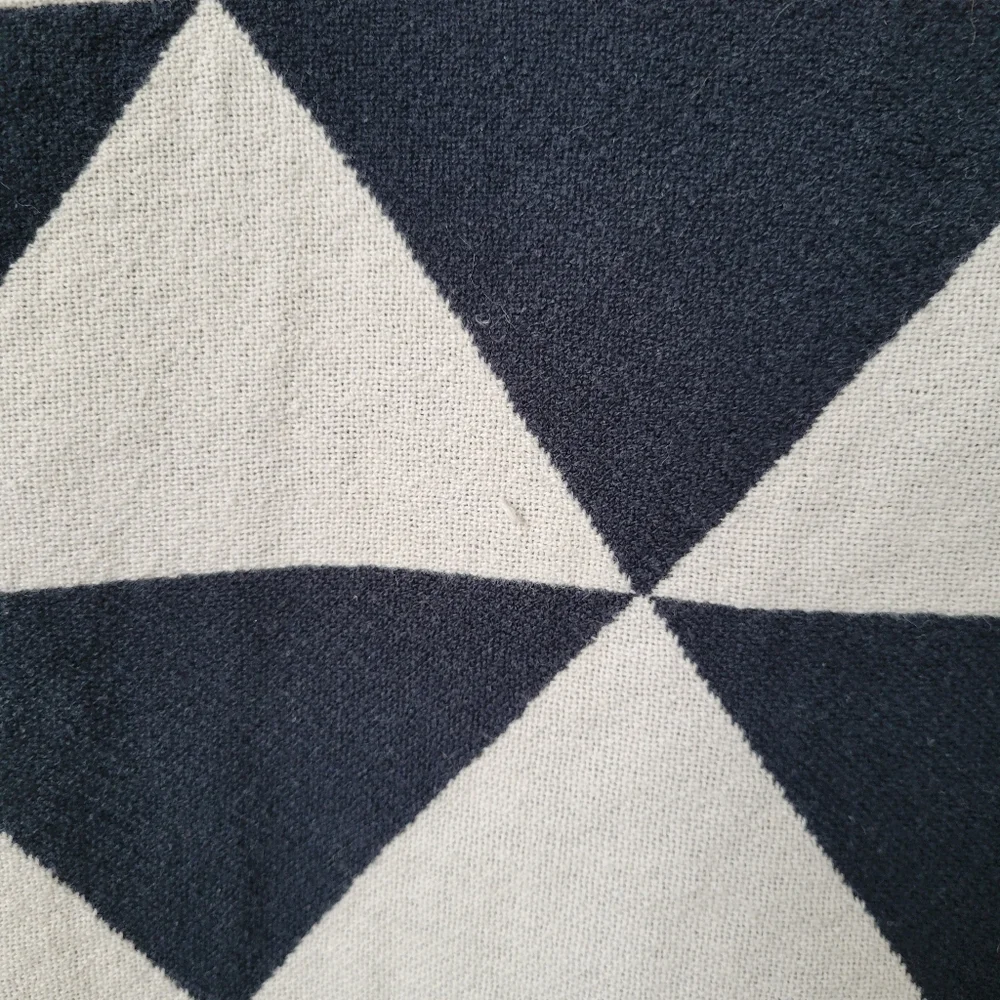 Ikea Johanne Fringe Blanket Throw